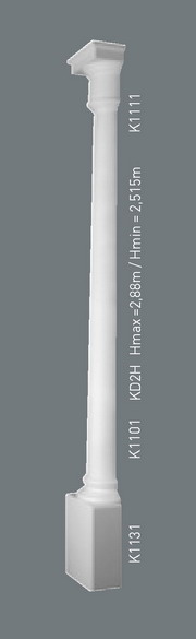 Полуколонны из полиуретана Коллекция Orac Luxxus